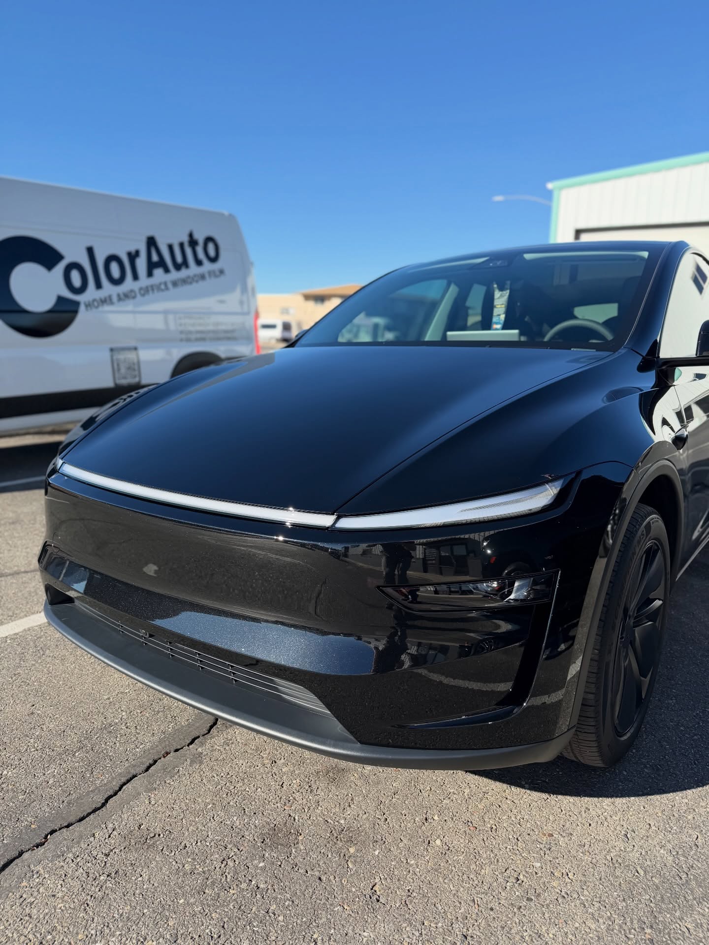 Tesla Model Y XPEL Ultimate+ closeup